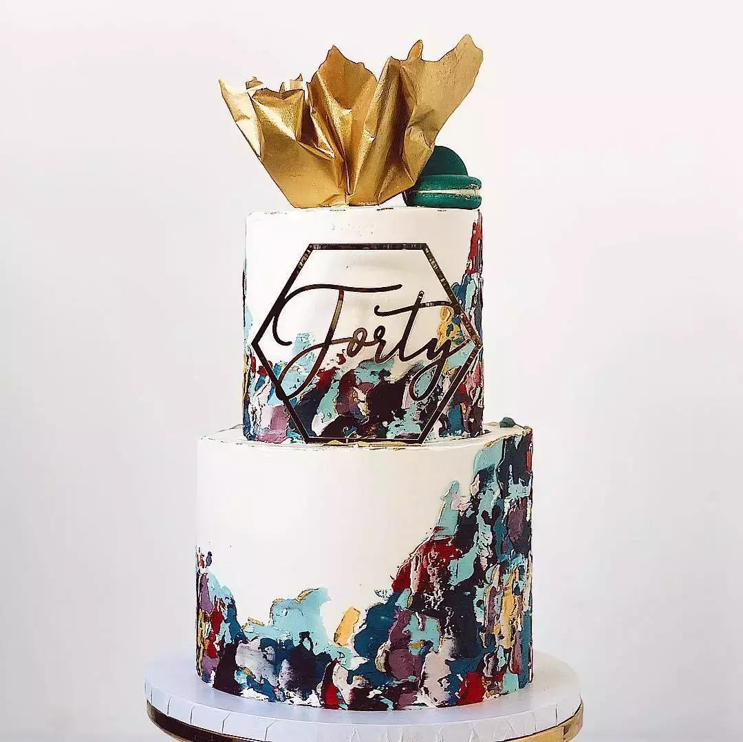 蛋糕好看复古可爱做法,艺术蛋糕创意制作视频