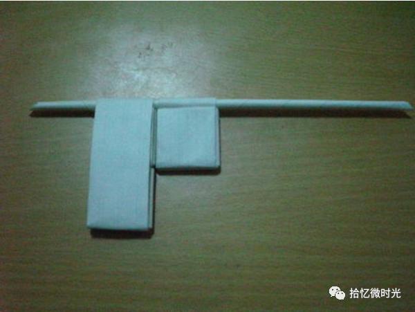 80后小时候叠手枪,小时候叠手枪