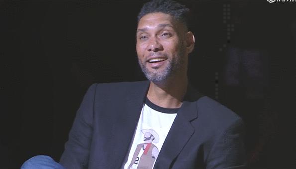 马努吉诺比利退役邓肯演讲,马努球衣退役邓肯演讲