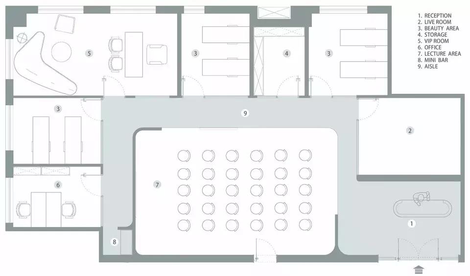 高级感的美容院设计,理想中的美容院设计方案