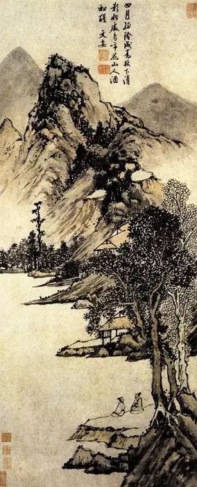 明代画家陆治山水精品高清,明代名家山水册页高清