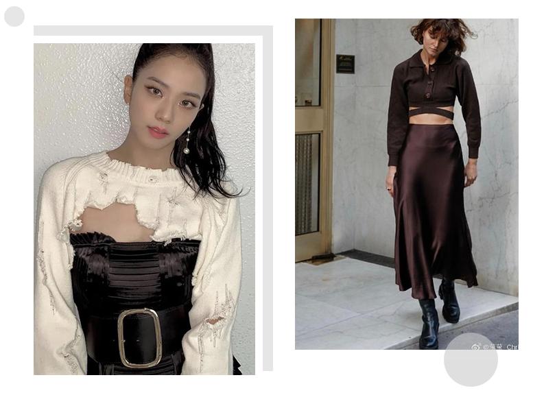 袖套毛衣时尚,最近很火的袖套毛衣蓝色