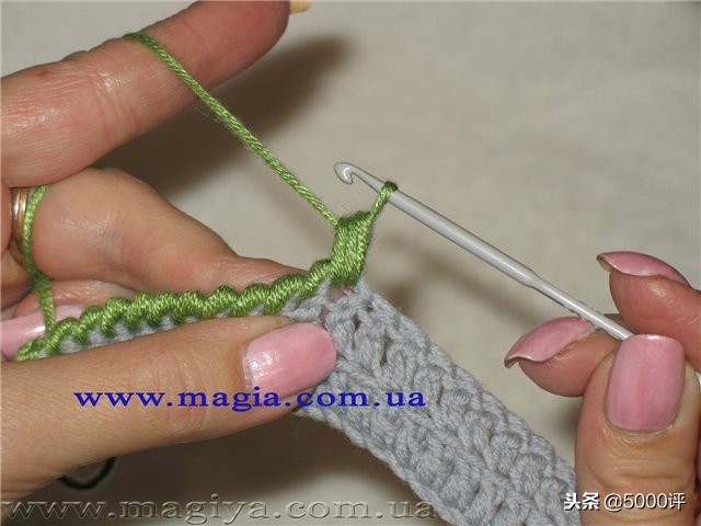 倒钩短针收边,倒钩针收边的视频教程