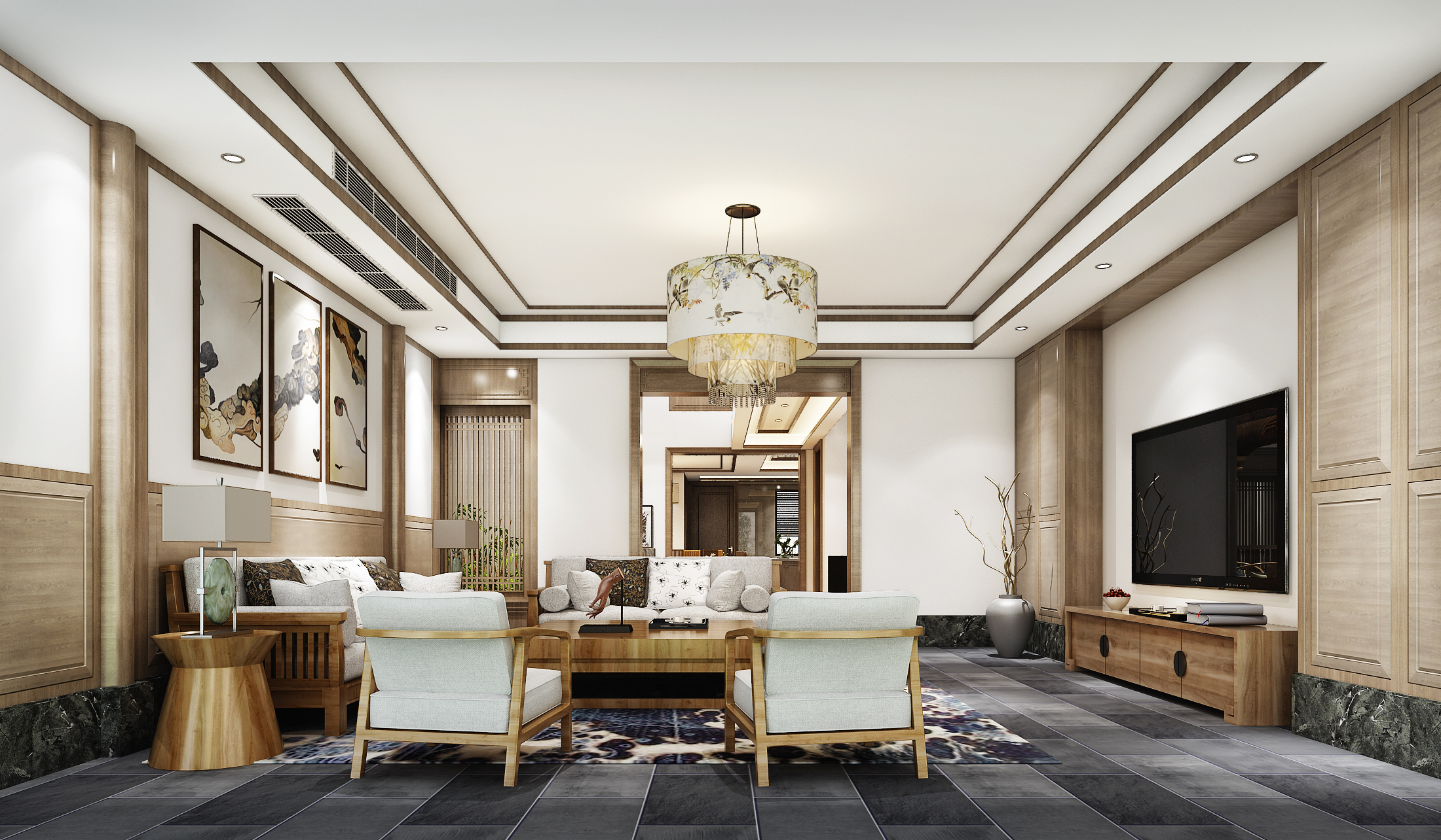 900平米4层别墅,400平别墅侘寂风