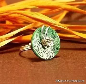 纽扣旧物改造篮子,旧物改造牛仔布做钥匙扣