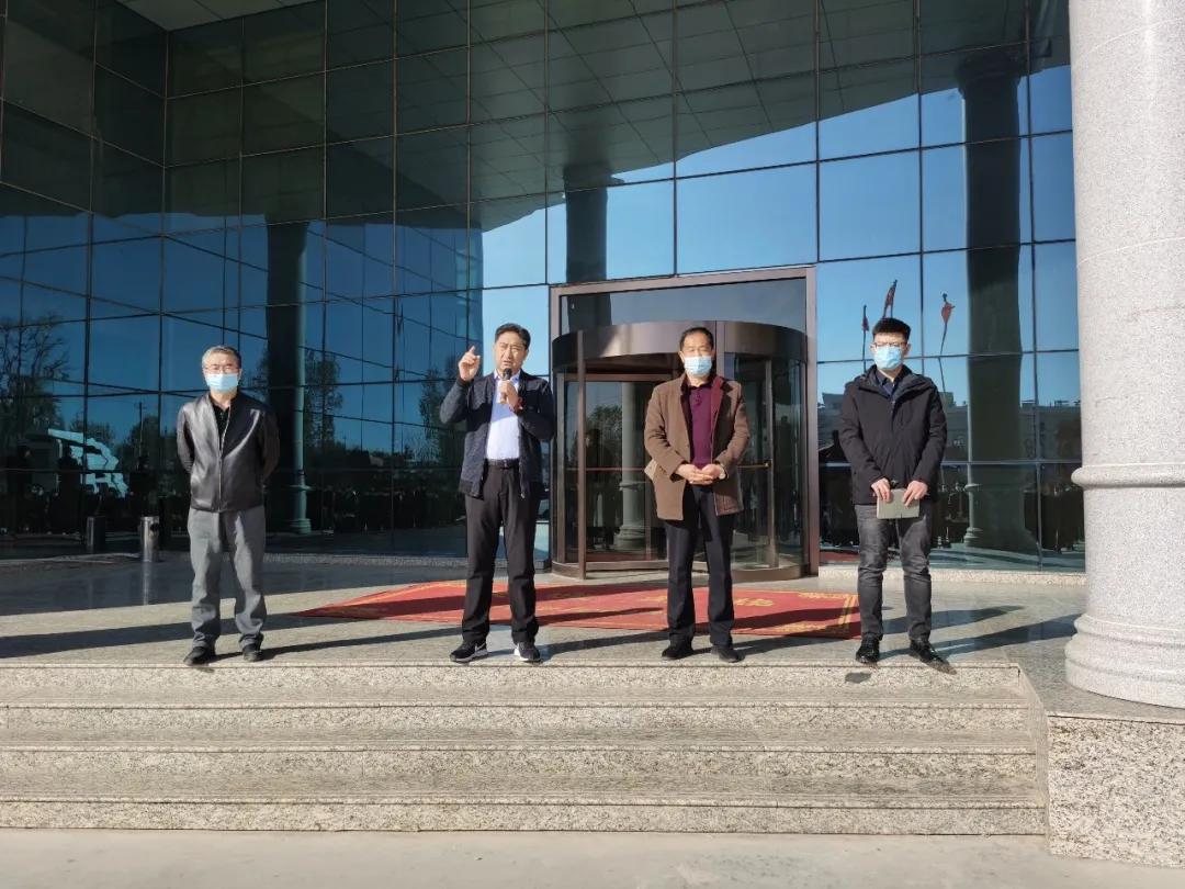 宏建集团兰州新区新材料科技产业园召开全体员工复工复产动员大会