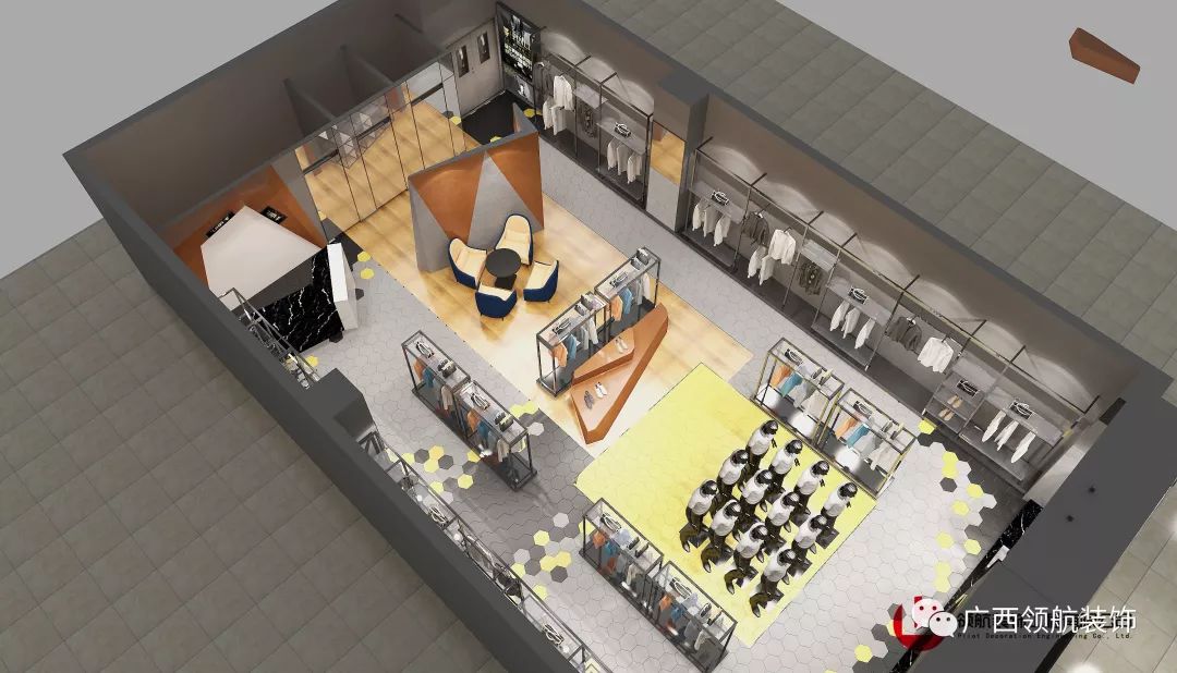 服装店装修技巧与风格,服装店装修男装20平