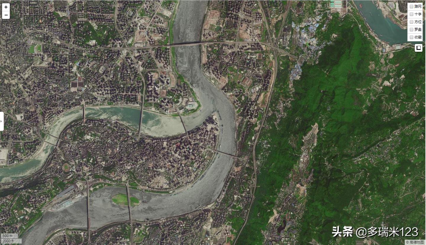 谷歌地图2018卫星图重庆,谷歌地图挑战重庆