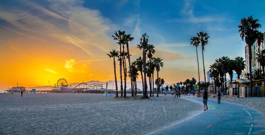 美国洛杉矶的景点照片,洛杉矶景点分布地图图片