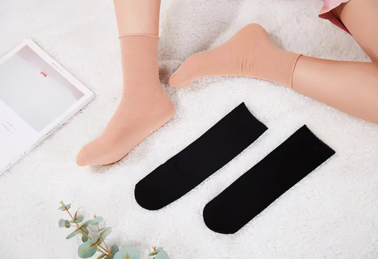 冬季羊毛羊绒袜,纯羊绒袜子软糯