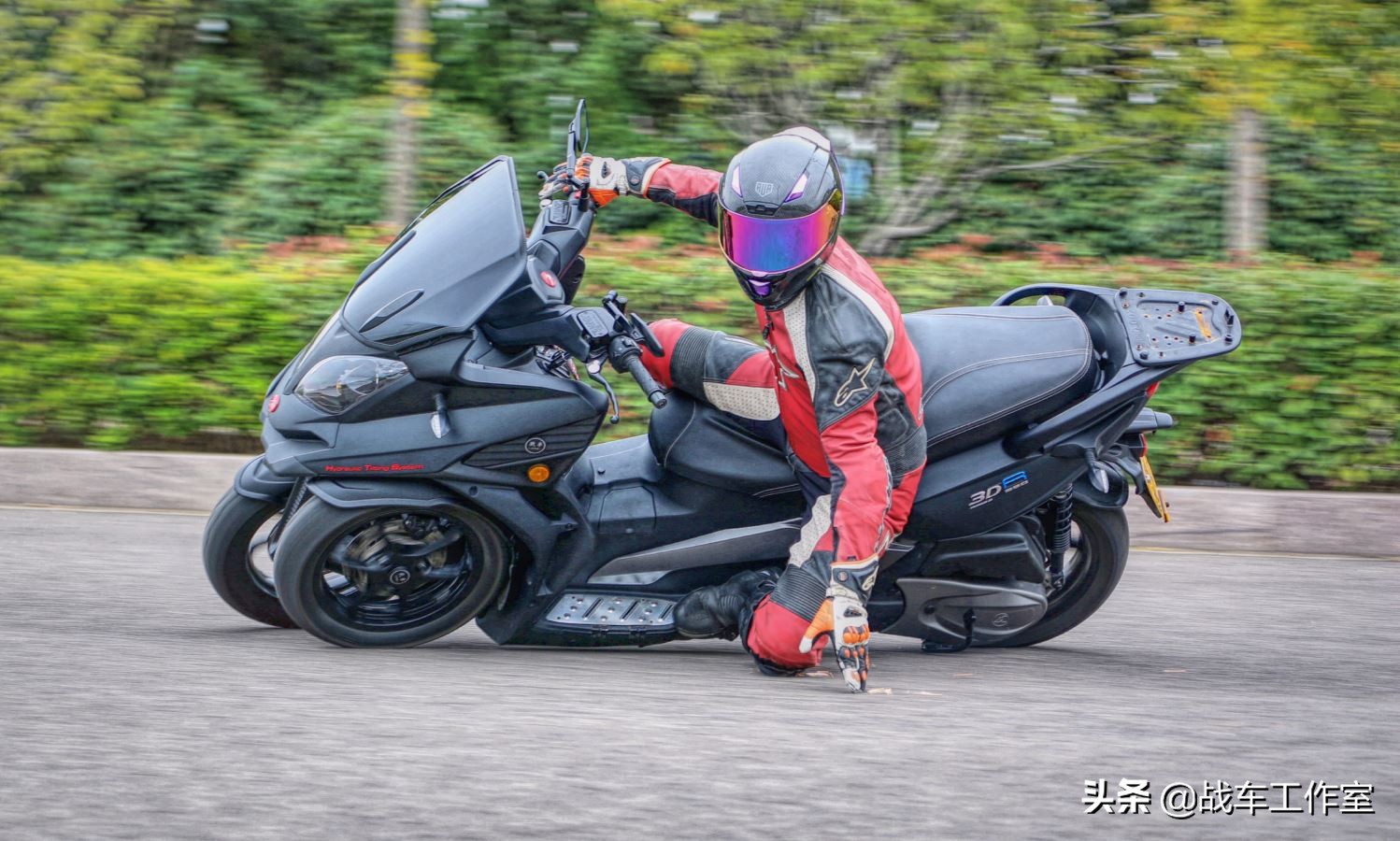 宏佳腾350评测视频,宏佳腾3d350r试驾