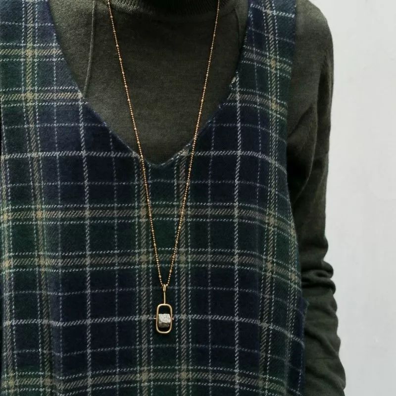 小仙女洋气毛衣有领,毛衣链轻奢小众高级感百搭