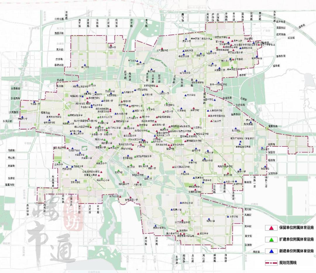 潍坊市奎文区新建项目有哪些,潍坊潍城区奥体中心布局