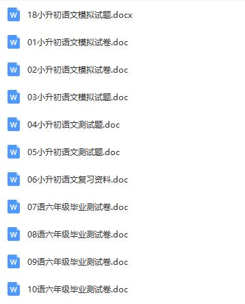 名师整理|2020年小升初语文全国名校真题卷+复习卷（附答案）