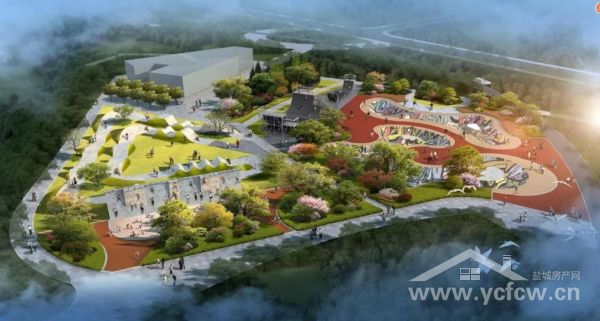 大盐城城西小马沟最新规划图,盐城城西片区小马沟组团项目