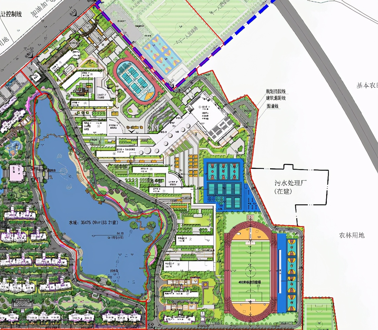 航拍视频！抚州正在建设十二年一贯制临川一中国际足球学校