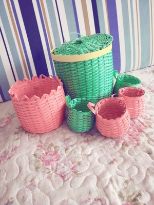 草编收纳筐手工制作,废物利用手工编织筐子全教程方法