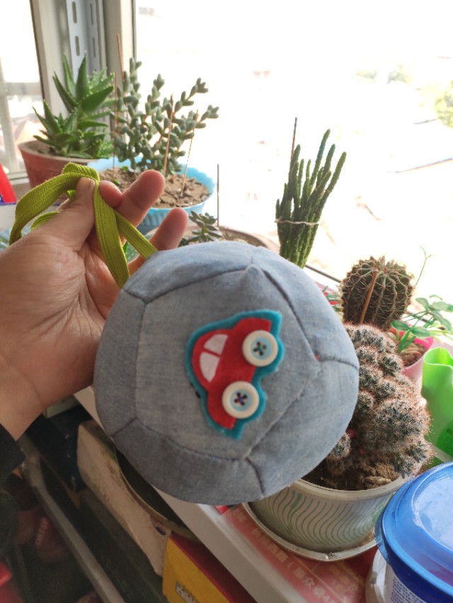 布艺小圆球吊坠,布艺小圆球挂饰