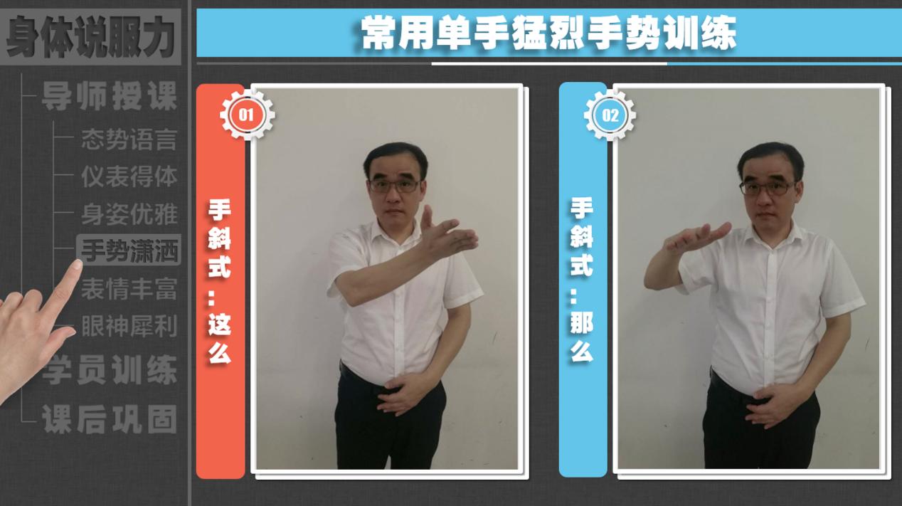 演讲要做的手势,要想讲话管用必须自己有实力