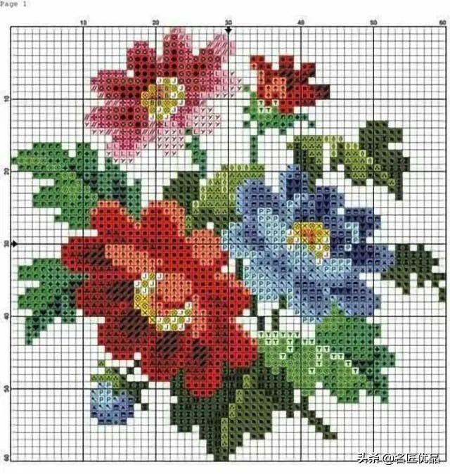 旧物利用!毛线用不完就用来刺绣,这才是十字绣最让人佩服的绣法