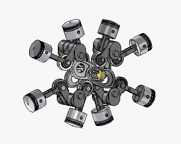 难得一见的机械原理图,机械原理构件图动画展示