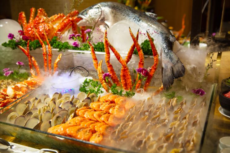 美林湖温泉酒店自助餐价格,广州美林湖温泉大酒店