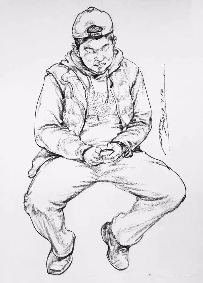 速写人物走线技巧,美术艺考生该如何画好速写