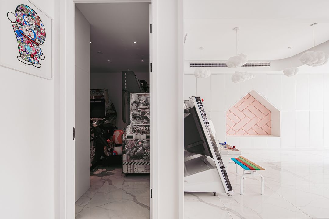 他把家里，变成了500m²的三层游戏厅