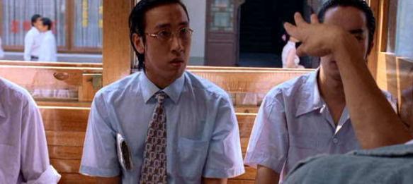 金丝眼镜周星驰,金丝半框眼镜斯文败类周星驰