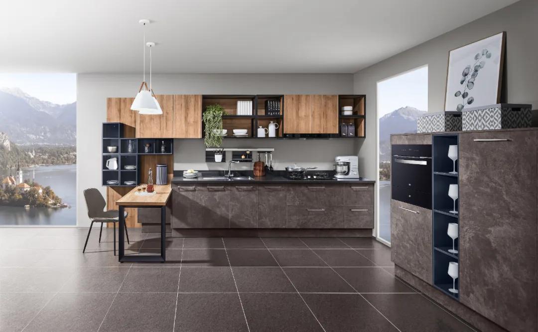 3平卫生间墙砖和地砖怎么配色,深灰色地砖白色墙砖橱柜如何配色