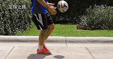 足球颠球教学视频入门,初学足球颠球技巧小学生