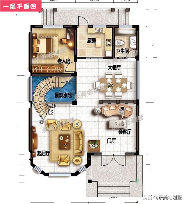 左宽右窄的梯形地基怎么建房,进深长开间窄的地基怎么设计
