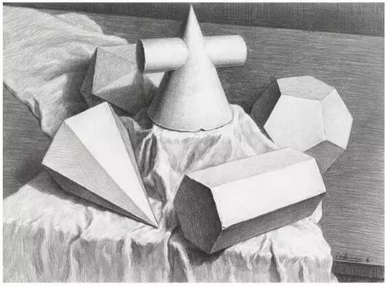 素描基础几何体圆柱体,零基础素描教程快速学会几何体