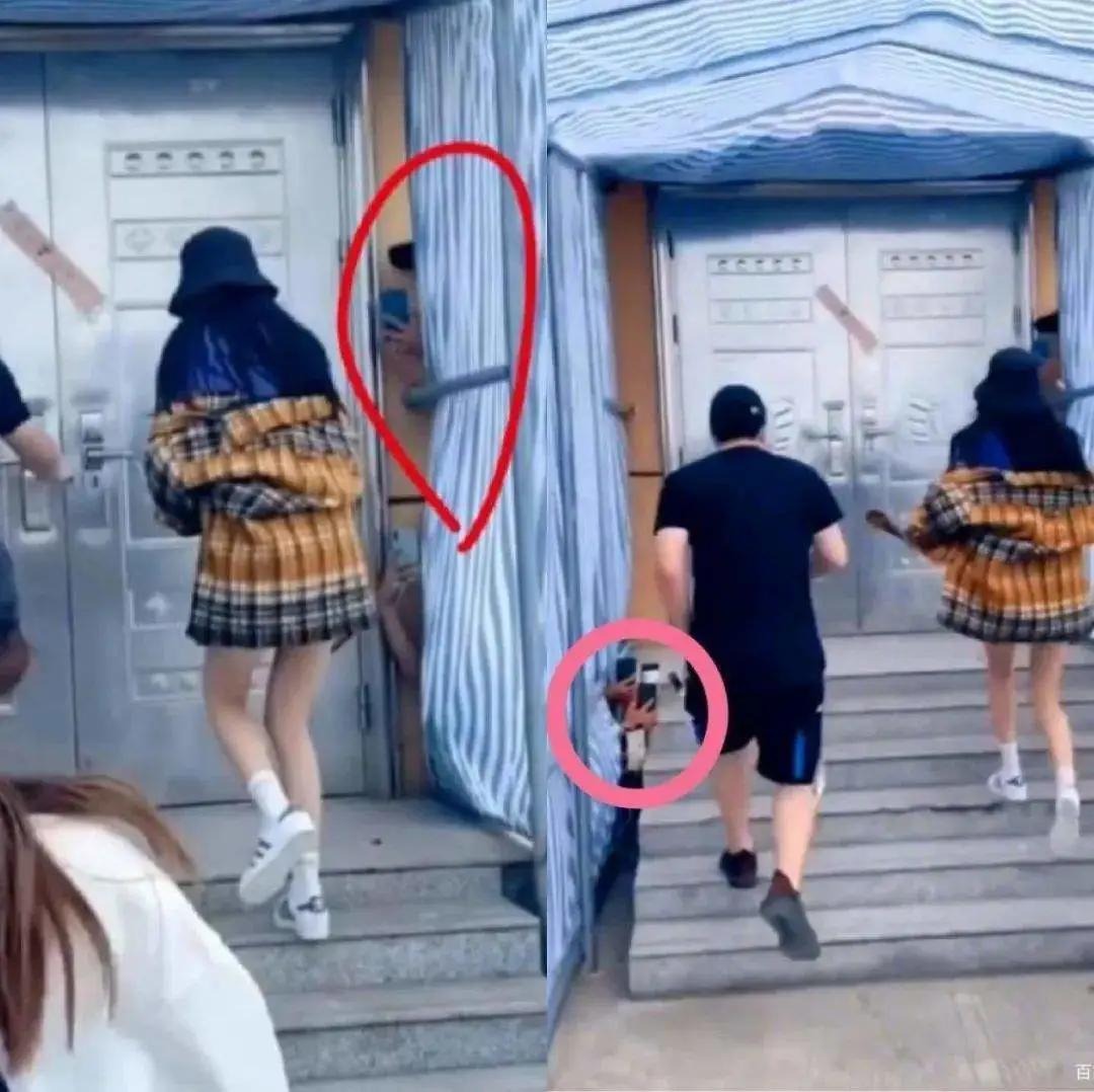 杨幂被拍素颜照,杨幂遭工作室曝光素颜照