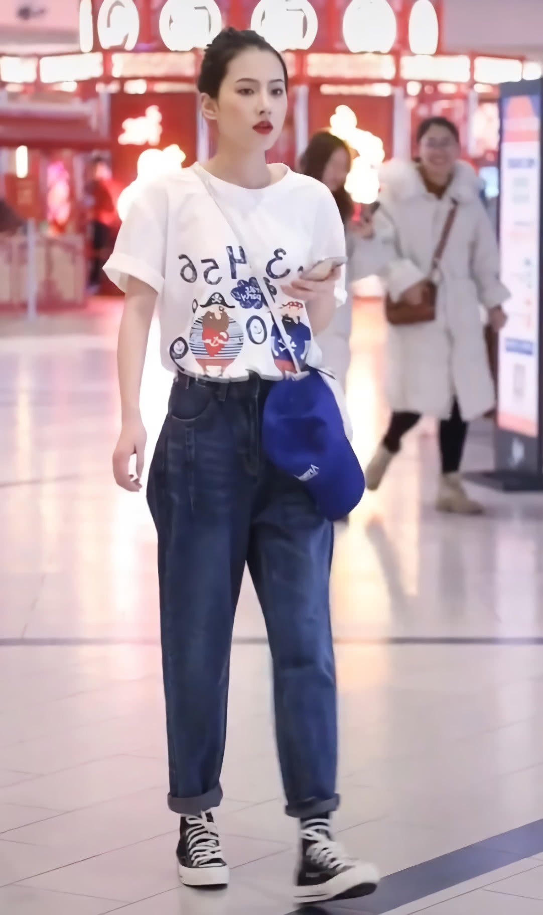 高级铅笔裤加绒加厚卷边,秋冬季节穿的裤子