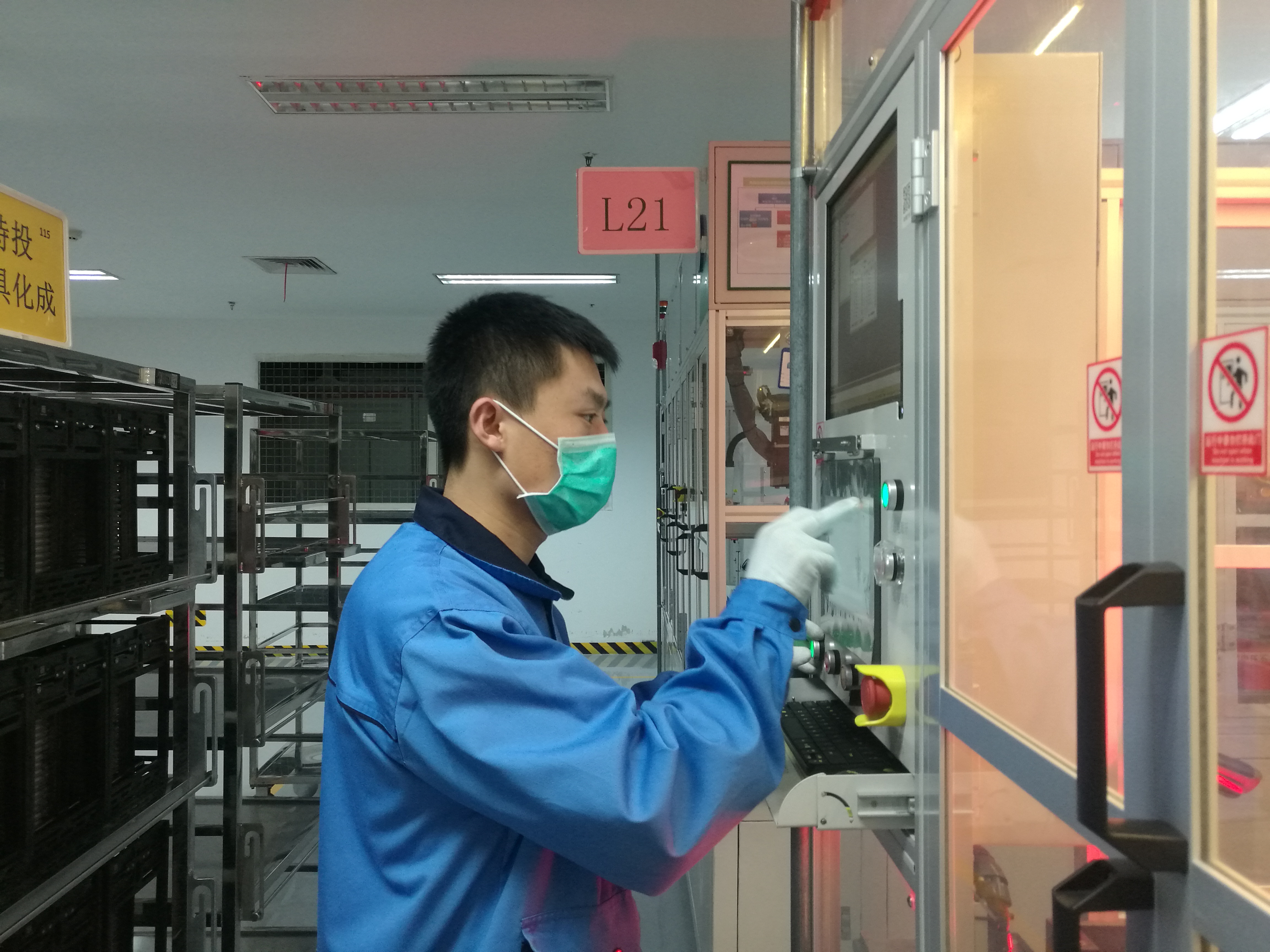 力神电池铁锂车间,力神电池防控疫情