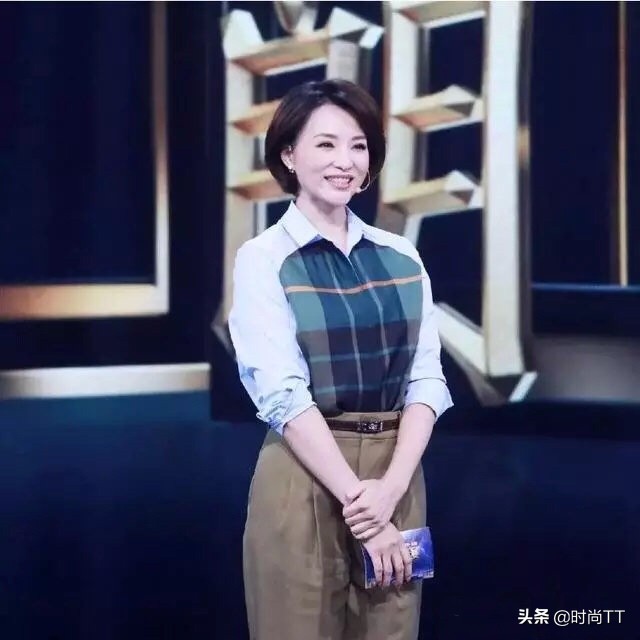 46岁董卿穿衣打扮图,董卿穿吊带裙好看吗