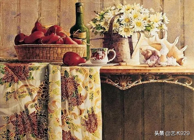 韩国水彩画家misulbu作品欣赏,韩国水彩画风景作品