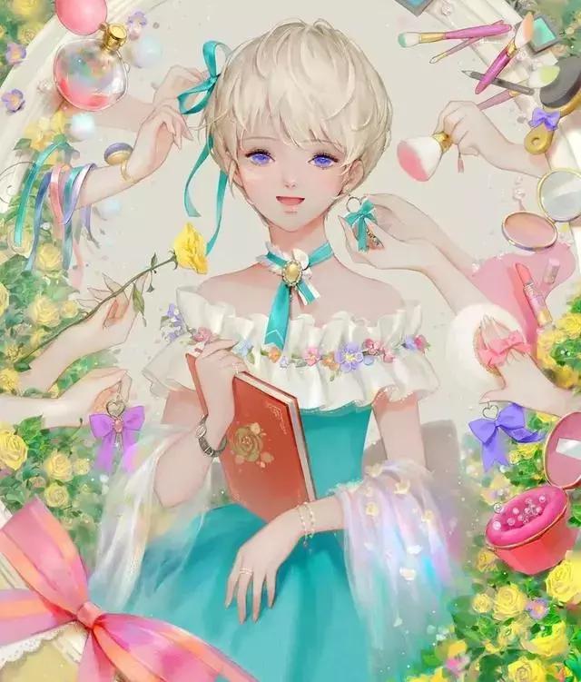 好看的仙女插画,唯美的韩国风插画