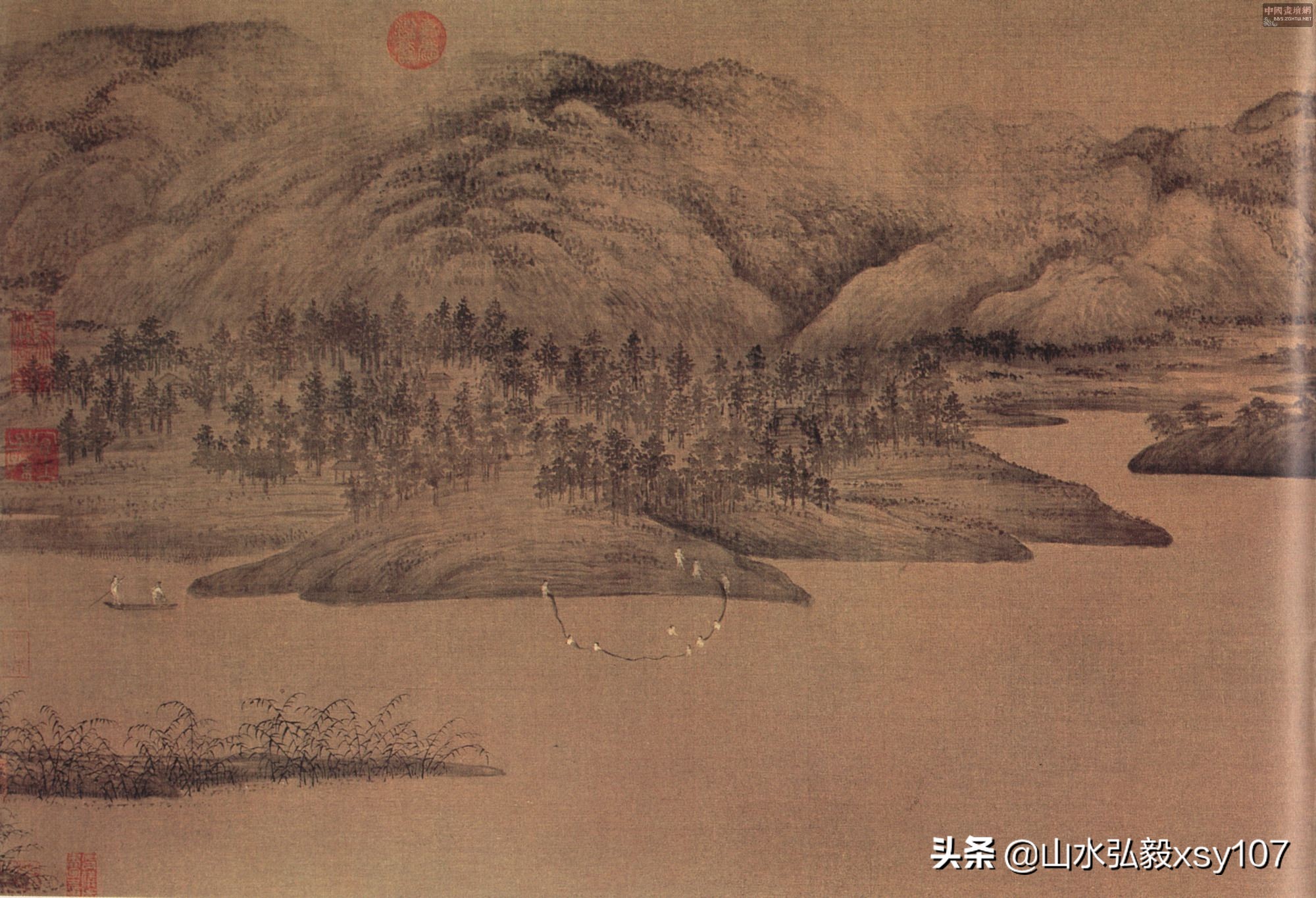 画山水的秘诀,画山水必先画树