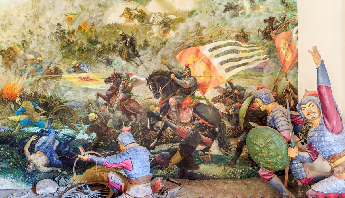 淝水之战投鞭断流的故事,投鞭断流出自于淝水之战吗