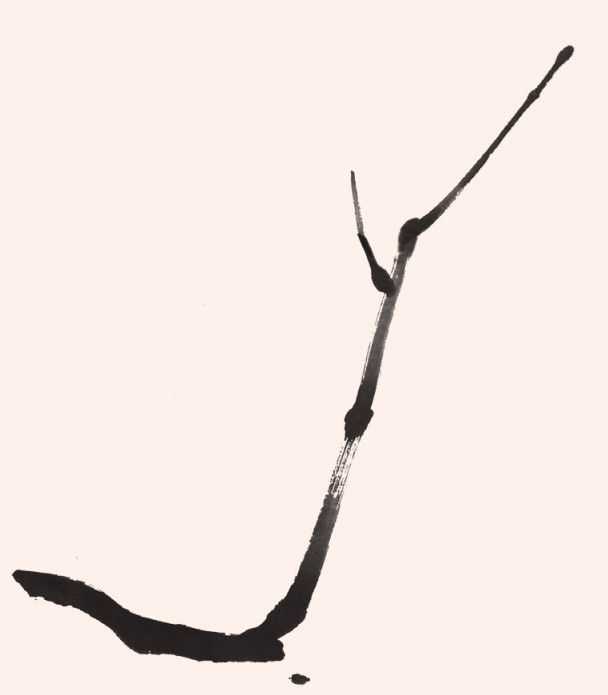 国画花枝穿插技巧图解,国画花枝的简单教程