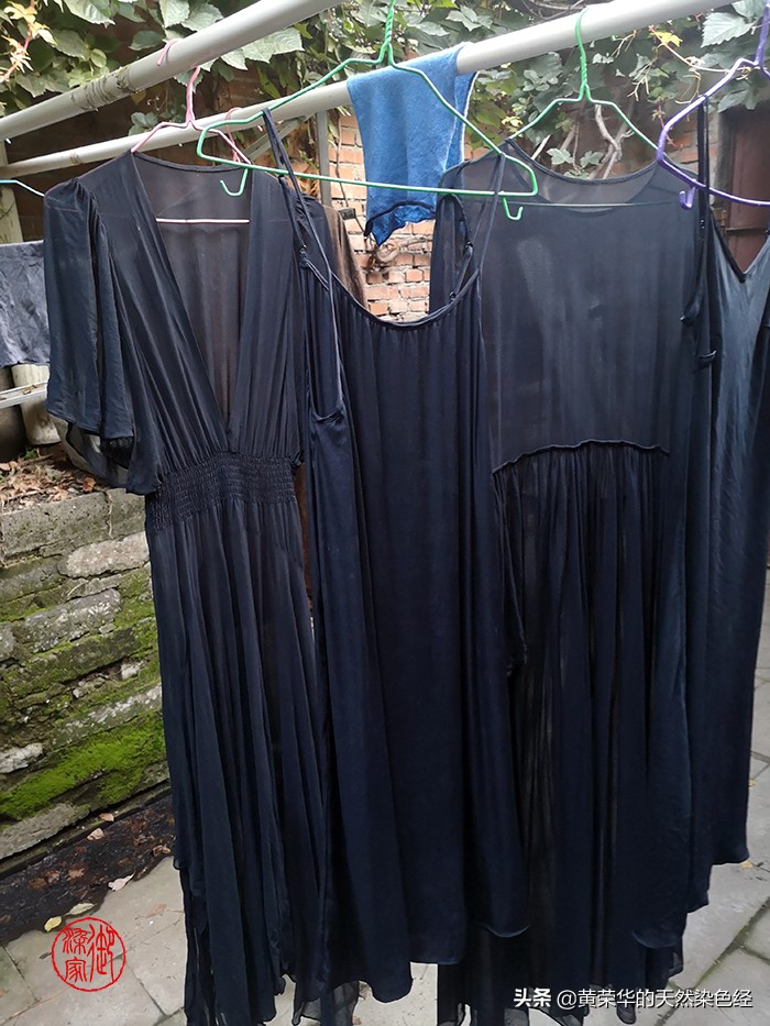 黑色桑蚕丝裙子什么时间穿,植物染裙子