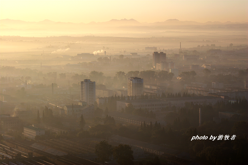 朝鲜的空气总是灰蒙蒙的,朝鲜雾霾