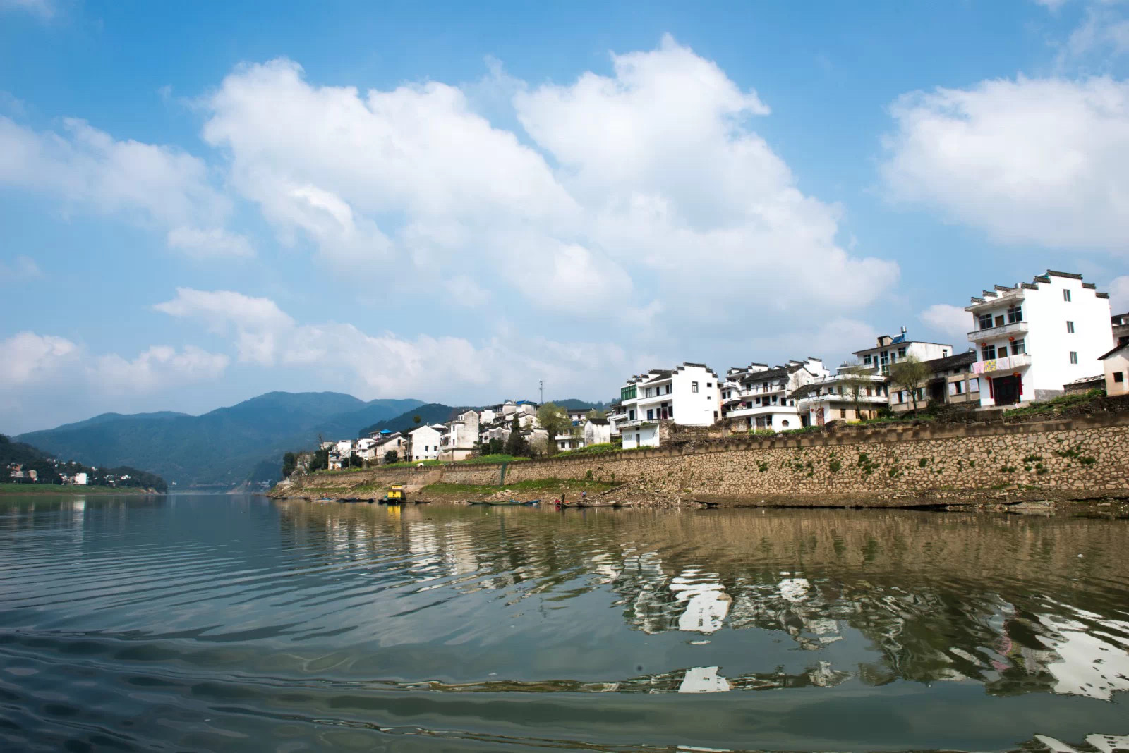 新安江山水画廊到徽州古城自驾,宏村到新安江山水画廊路上风景