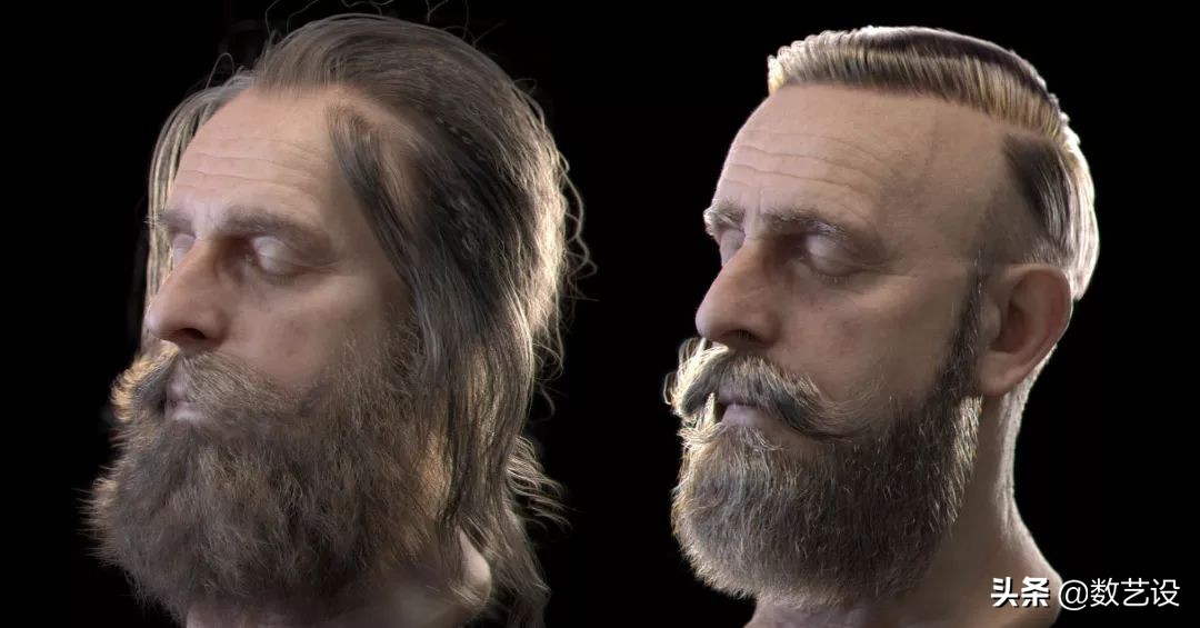 3d防脱发动画,毛发生长3d动画