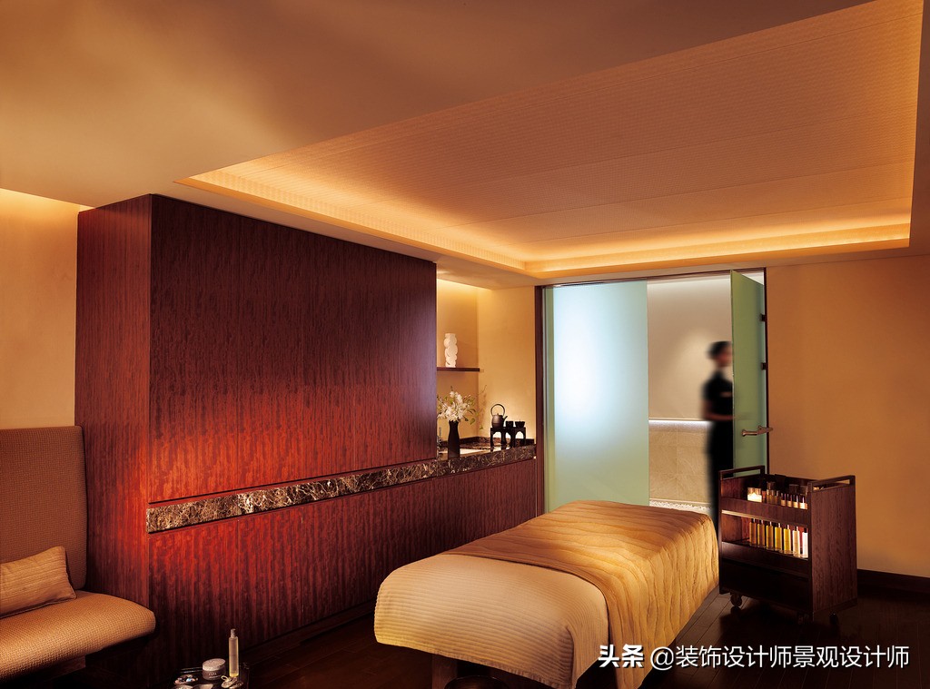 50平米禅意中医养生馆设计图,中医养生理疗会所设计