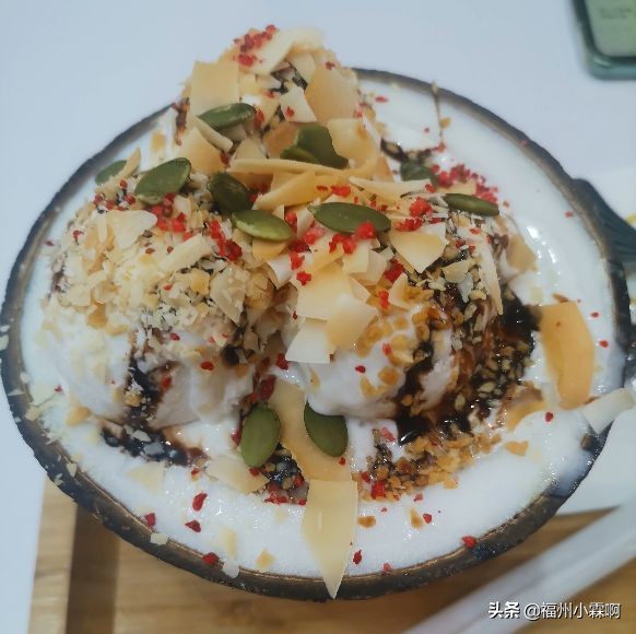 福州世欧广场冰淇淋,福州世欧椰子冻