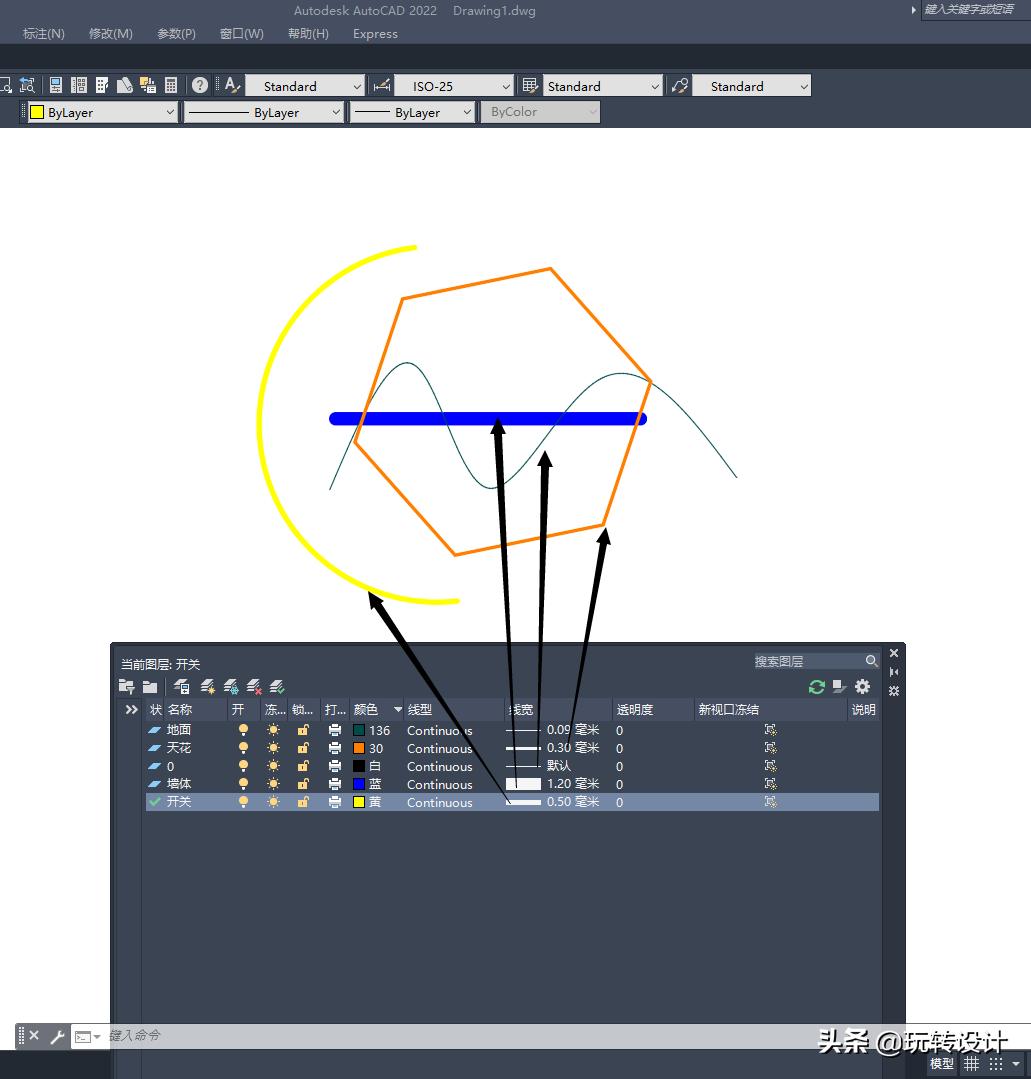 cad显示隐藏线宽怎么设置,cad布局打印设置线宽插件