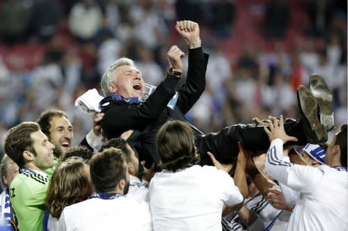 安切洛蒂齐达内重逢,安切洛蒂请求皇马